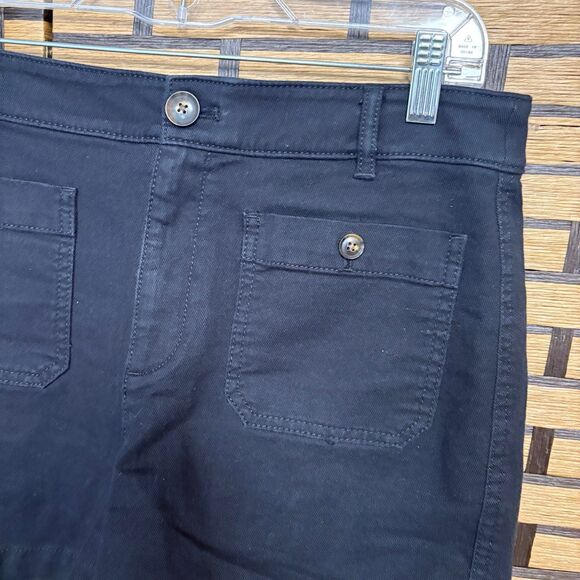 Loft Black The Palmer Shorts Size 6 - Picture 3 of 6